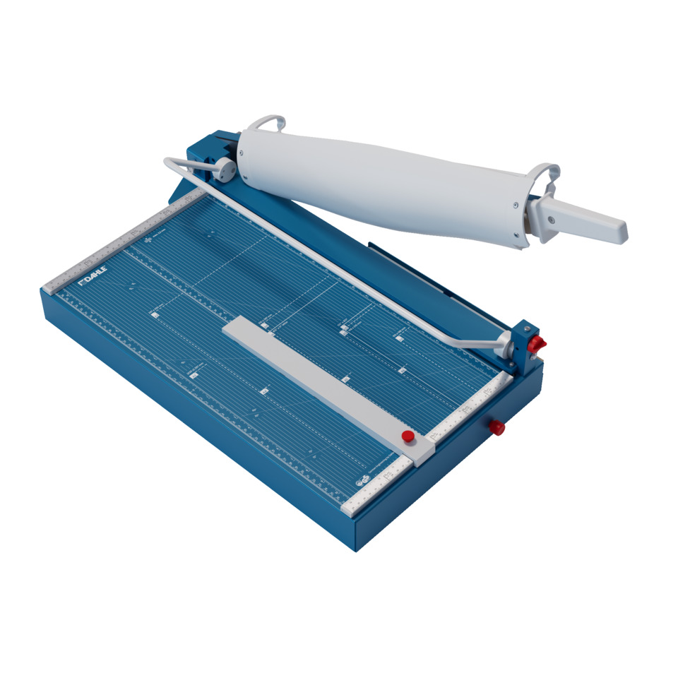 Schneidemaschine, Schneidwerk, Rotationsführung, Tischschneidemaschine, Papierformat