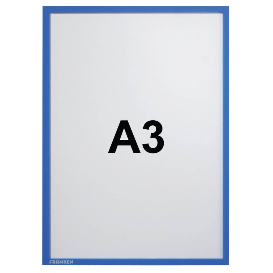 A3, Poster, Rahmen, Blau, Franken