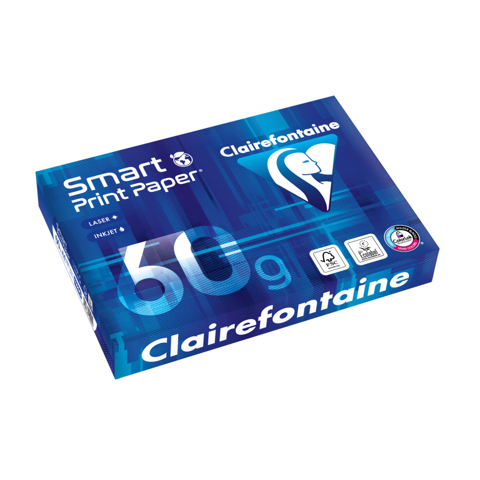 Laser, Tintenpatrone, Printpapier, 60, Clairefontaine