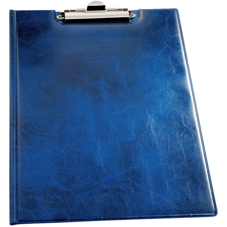 clipboard, blue, leather, document holder, clip board