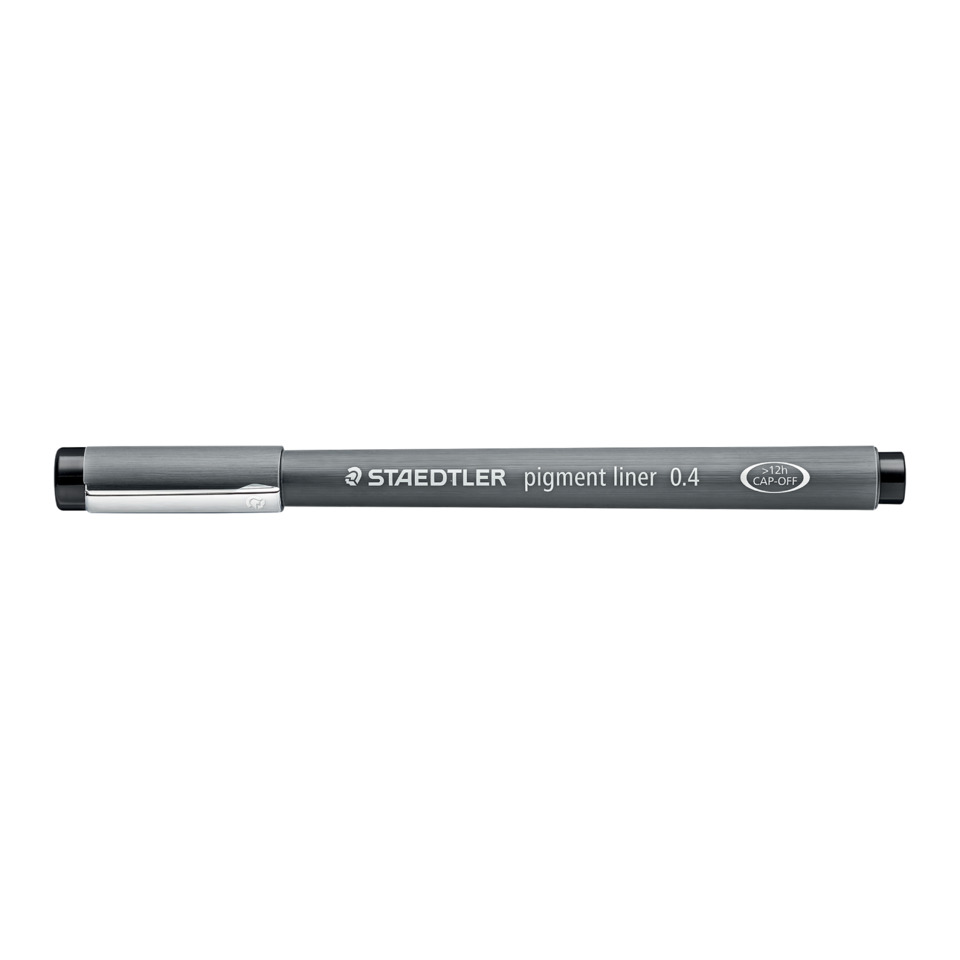 pigmentliner, Staedtler, 0.4, metallgrau, Markerstift