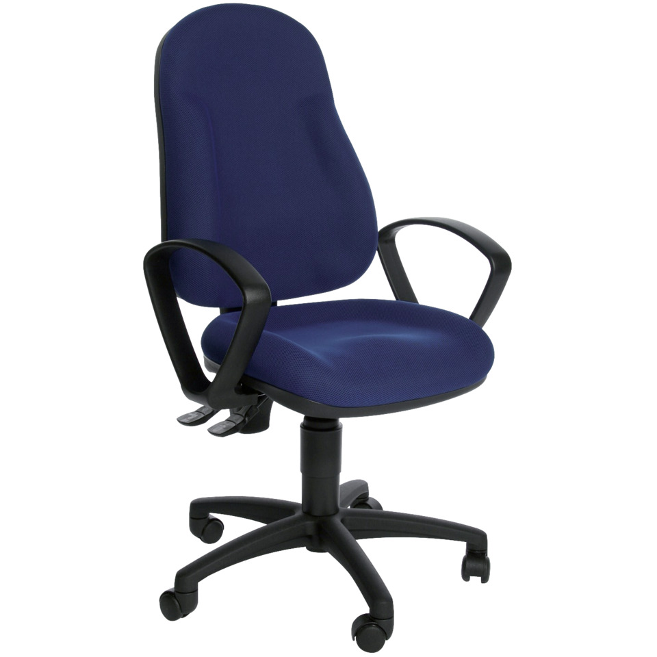 Bürostuhl, Schreibtischstuhl, Bürostuhl, Stuhl Mit Rädern, Blau