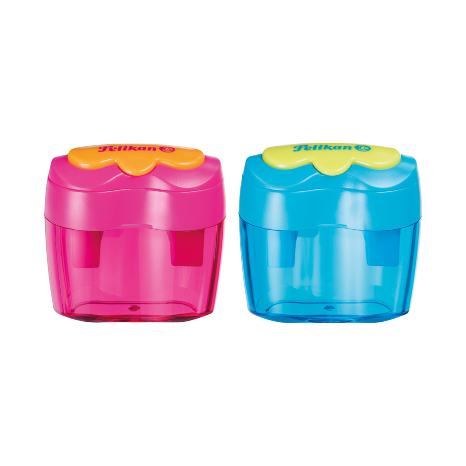 Kinderstifte, Sandwich-Dose, Trinkbehälter, pink/blau, Mehrfarbig