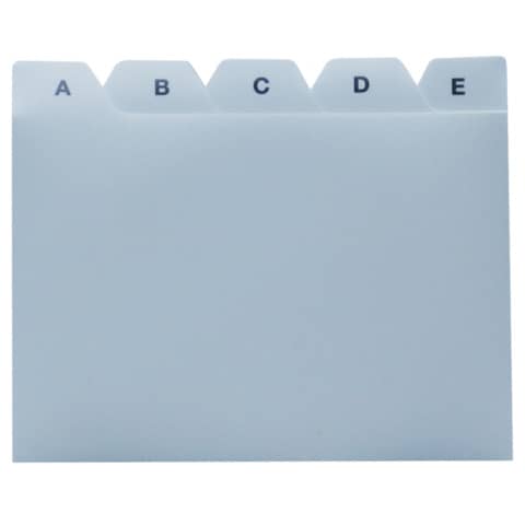 Leitregister A-Z, A7 quer, grau  7976