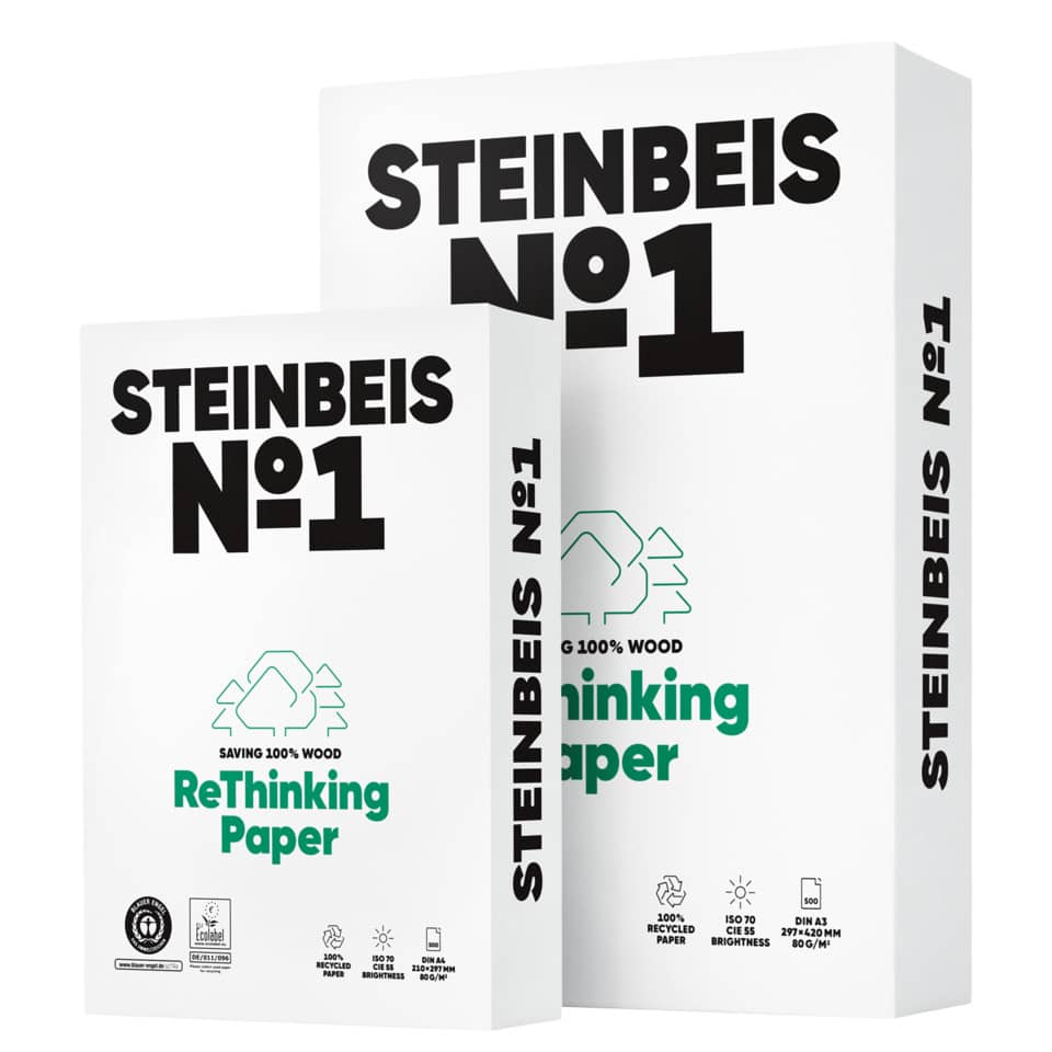 Rethinking Paper, Wood Pulp, Recycled Paper, Steinbeis No1, Packaging Box