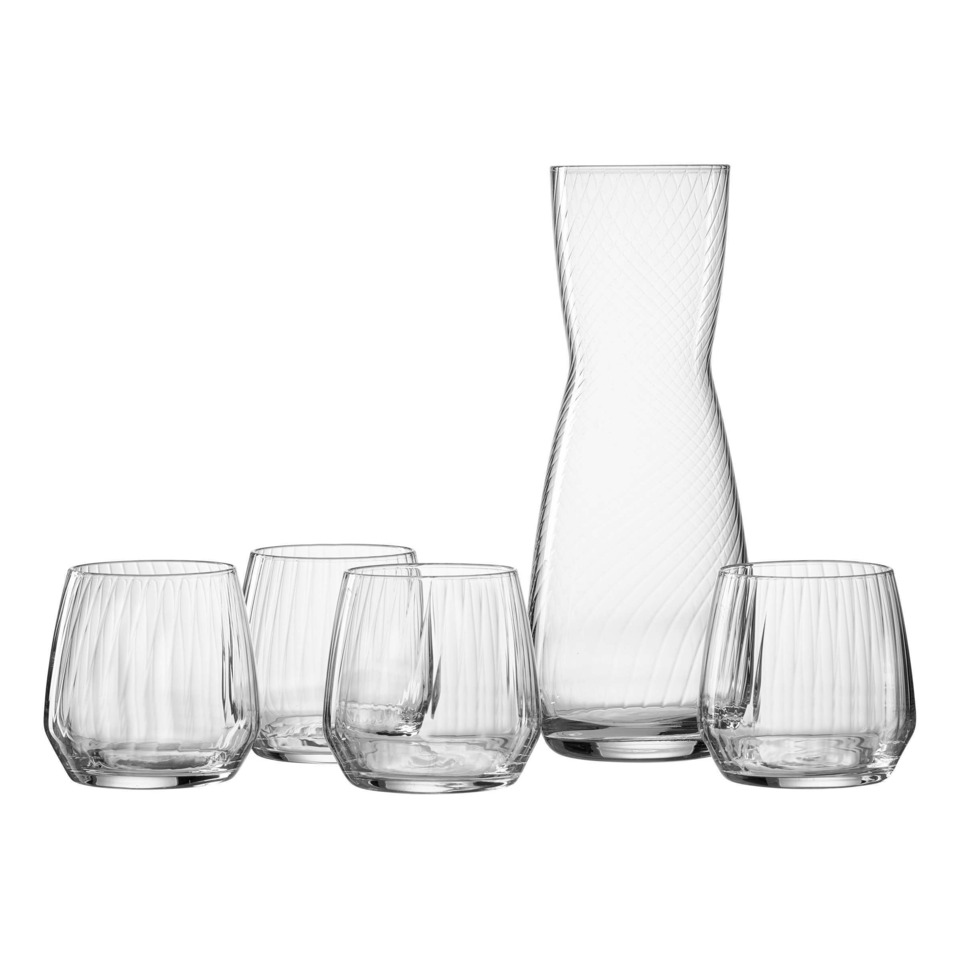 Gläser, Wasserglas, Wassergläser, Karaffe, Kristallglas