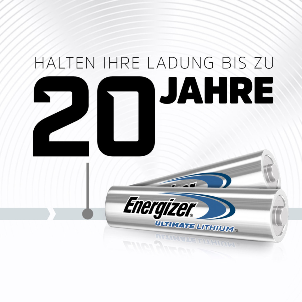 AA-Batterien, Lithium, Energizer, Batterie, Bleibt?
