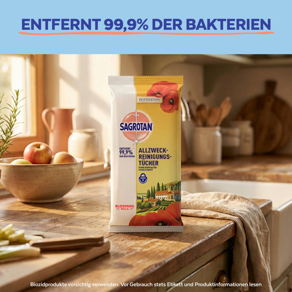 Allzweckreiniger, Tücher, Sauberkeit, Küche, Paket