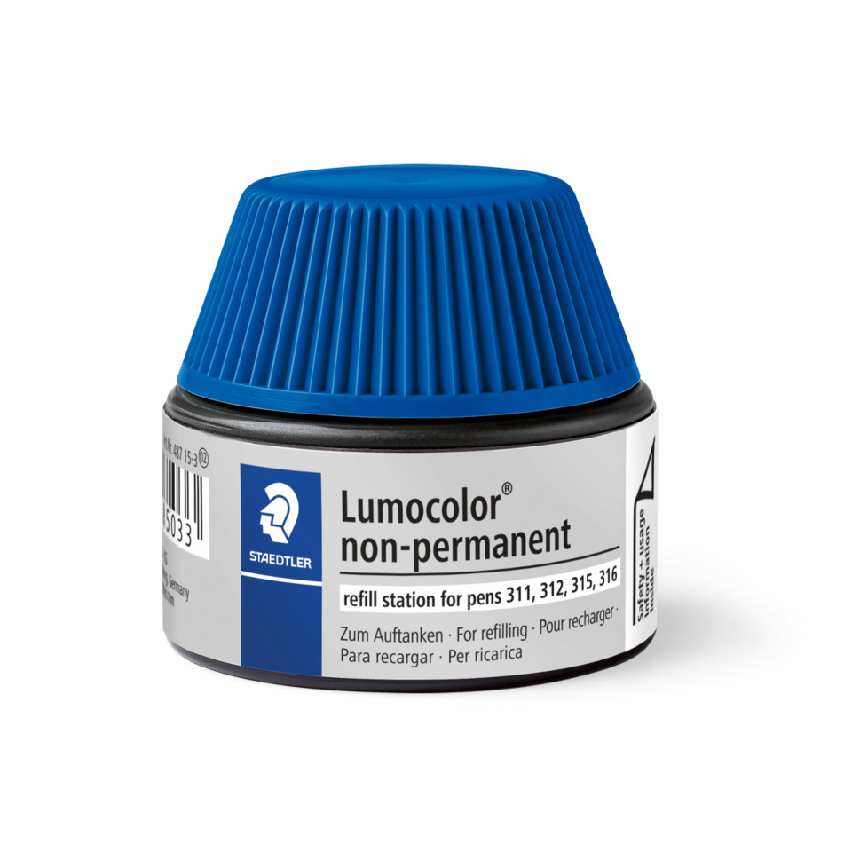 Tintenbehälter, Tintenkissen, Tintenflasche, Non-permanent, Lumocolor
