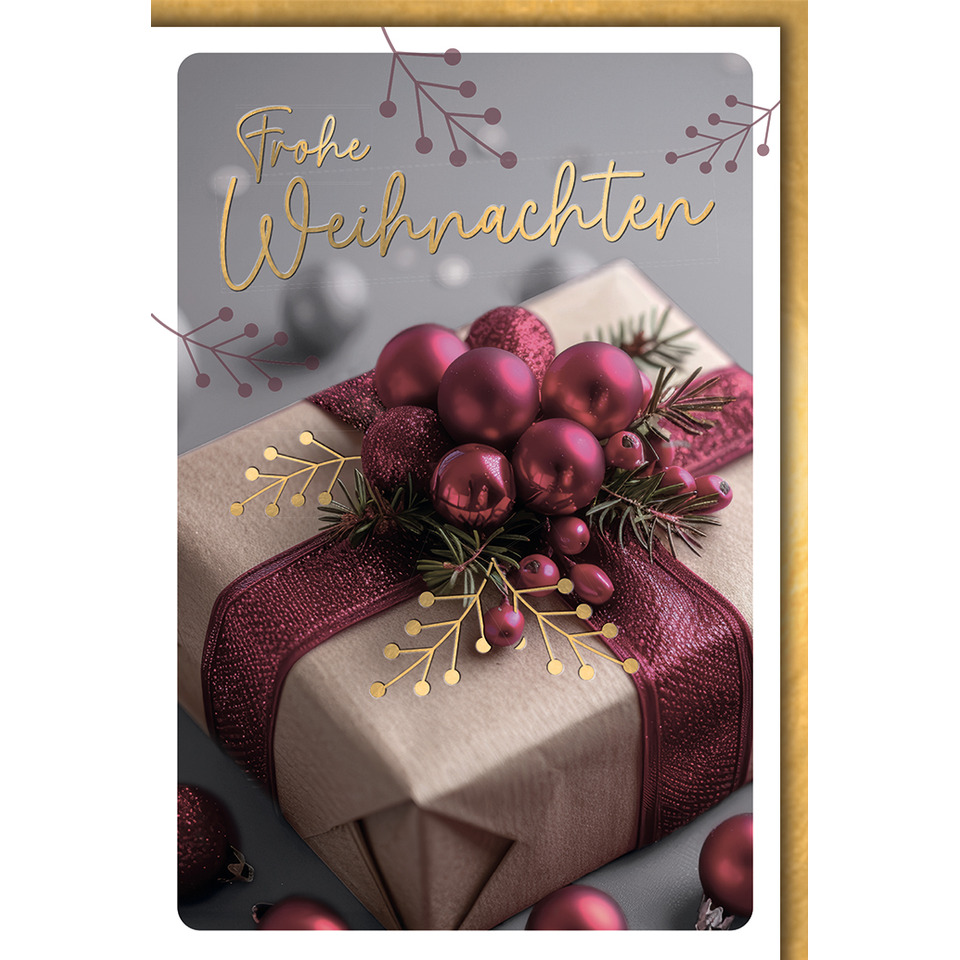 Weihnachtskarte, 11,5 x 17 cm  22729