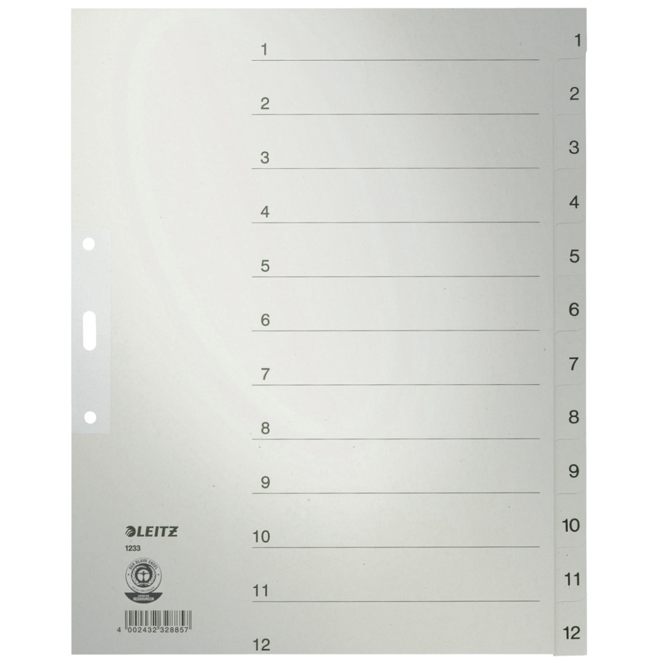 Ringbinder, Lochungen, Druckvorlage, Leitz, 12-Ring Binder