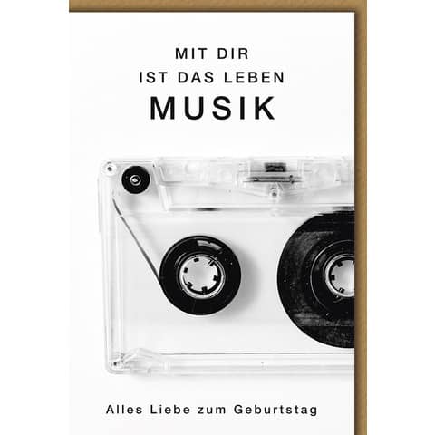 Geburtstagskarte Musik  512622