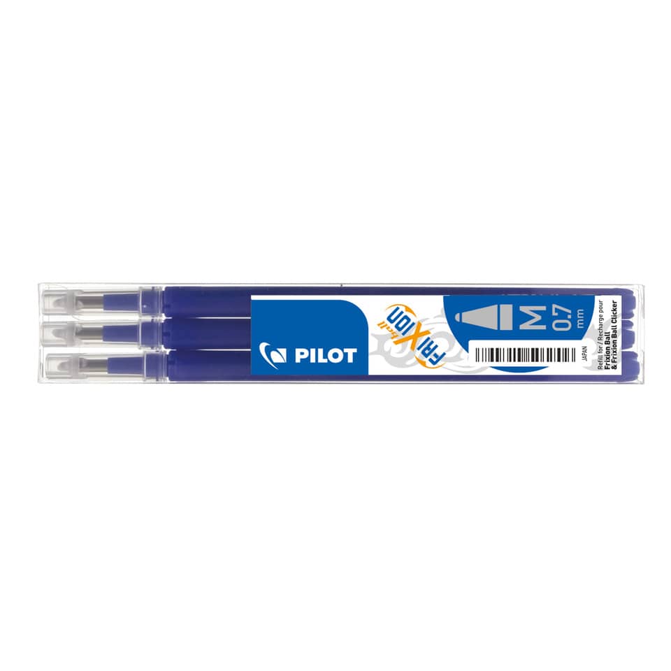 Kugelschreiberminen, Gelschreiber, Tintenpatronen, Blau, 3er-Pack