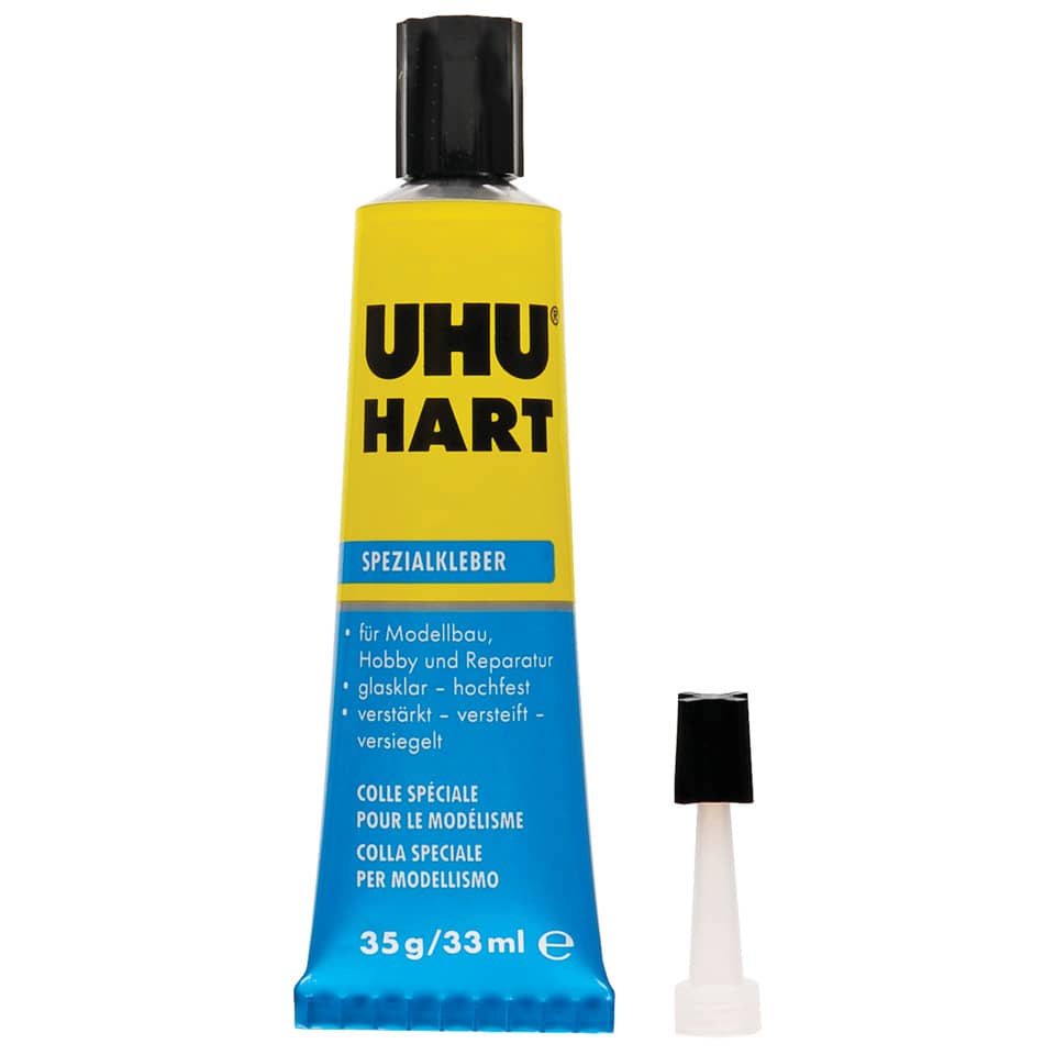 Kleber, UHU Hart, Modellbaukleber, Spezialkleber, 35 g/33 ml