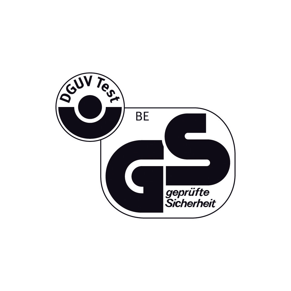 Gütezeichen, Geprüfte Sicherheit, DGUV Test, Sicherheitszeichen, Hochwertig