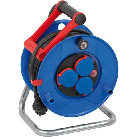 Kabeltrommel, 3-fach, 25m, blau BRENNENSTUHL 1218350