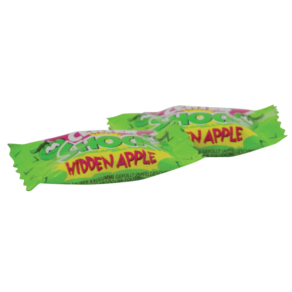 Lollipop, Bonbon, Grüner Umhüllung, Versteckte Apfel, Fruchtgeschmack
