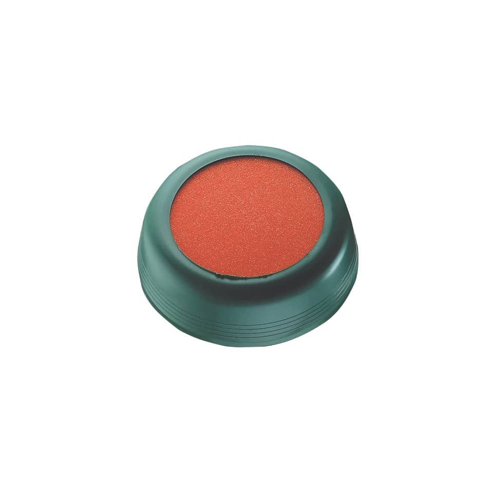 Anfeuchter Ø85 mm, elastische Hülle grün, Schwamm aus Kunststoff orange LÄUFER 70711