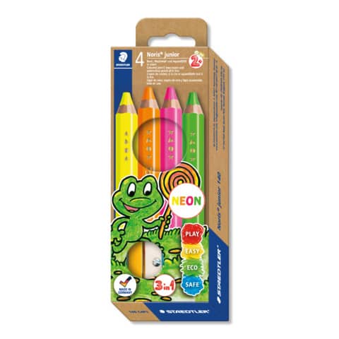 Farbstiftetui Noris, 4 Stück, neon sortiert STAEDTLER 140 C4P1