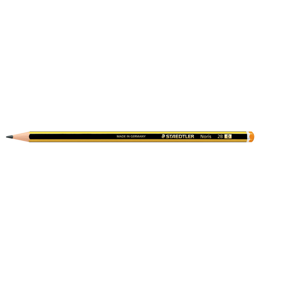 Bleistift, Buntstift, 2B Graphit, Holzbleistift, Noris