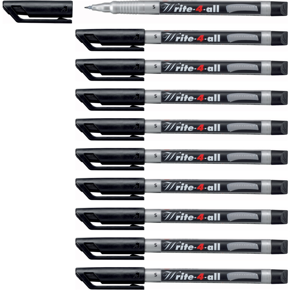 Whiteboard-Marker, Trockenlöschmarker, ergonomisch, Keilspitze, Mehrfachpack