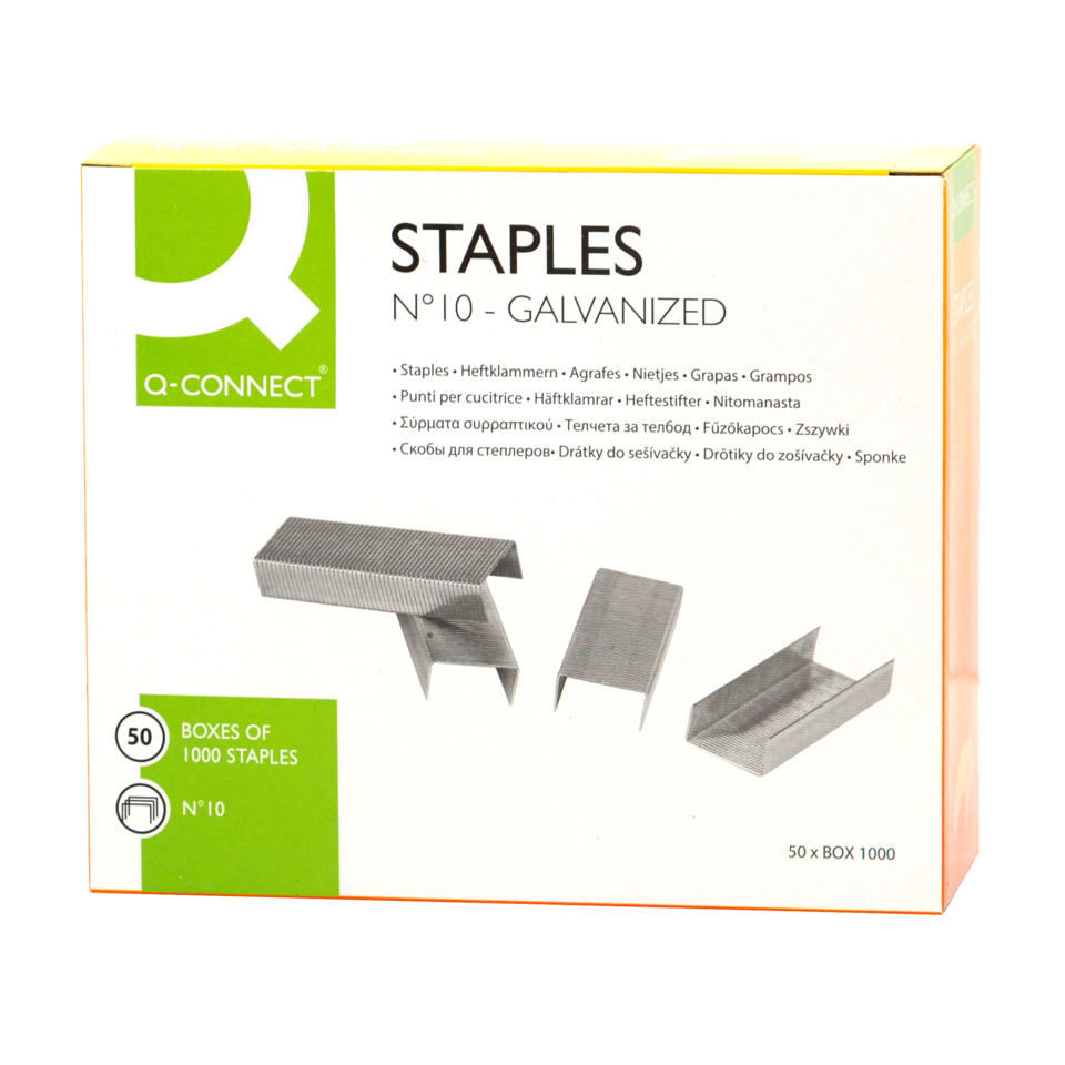 staples, galvanized, pack, boxes, metal staples