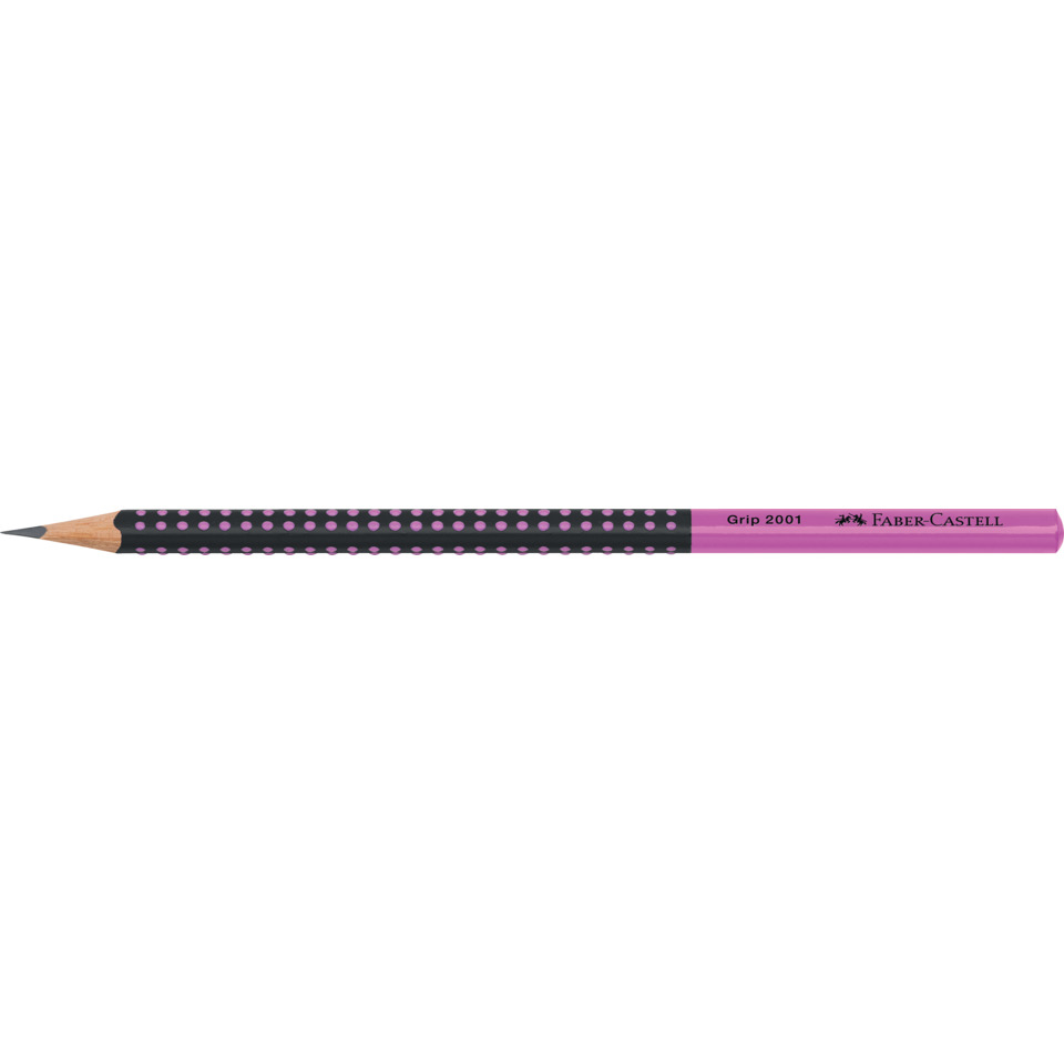 Bleistift, Graphit, Rosa, Punktmuster, Griff