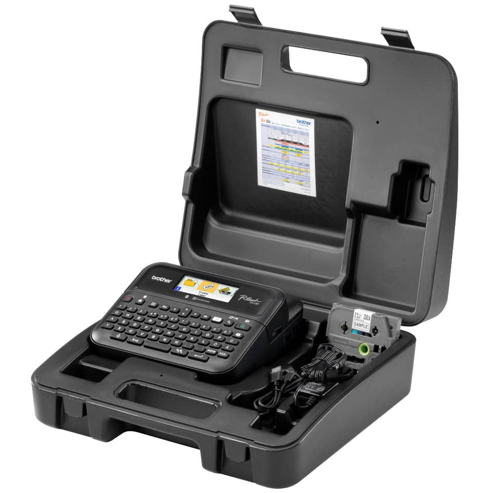 Taschenkassette, Etikettendrucker, Kassensystem, Portableschule, Brother labeler