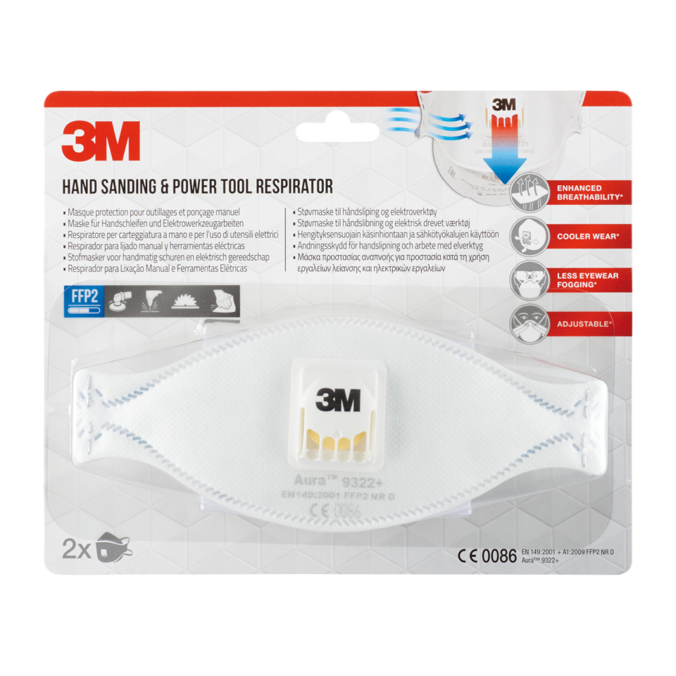 Maske, FFP2, Atemschutz, 3M, Nasenmaske