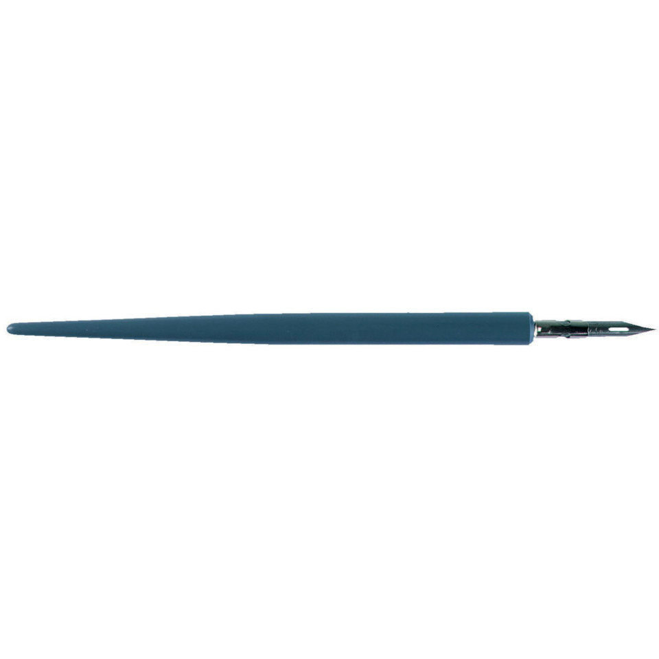 Fountain pen, Nib, Pen body, Blue, Ink accessory
