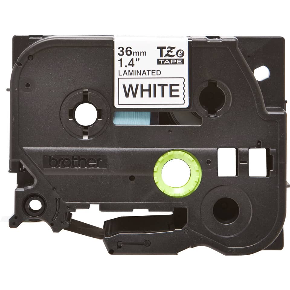 Tape, Kassette, weiß, laminiert, Brother