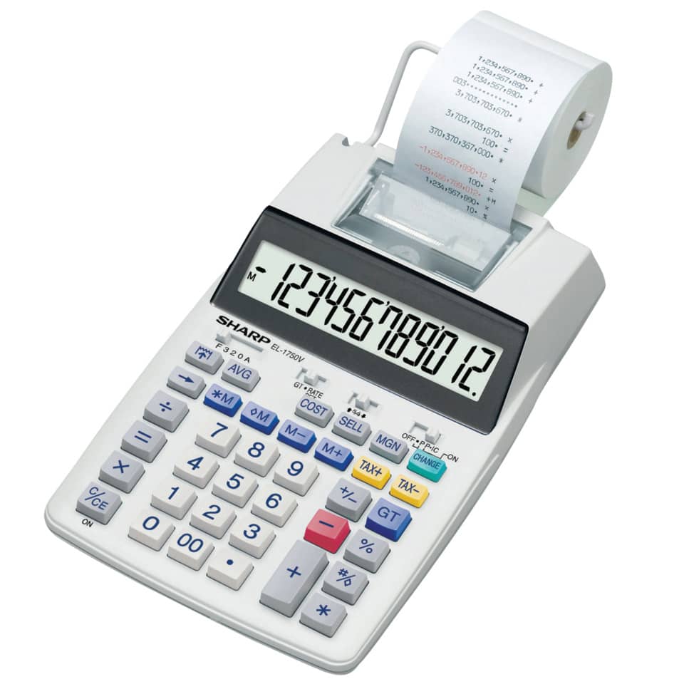 Kassengerät, Taschenrechner, Abdrucker, Taxameter, Lineares Display