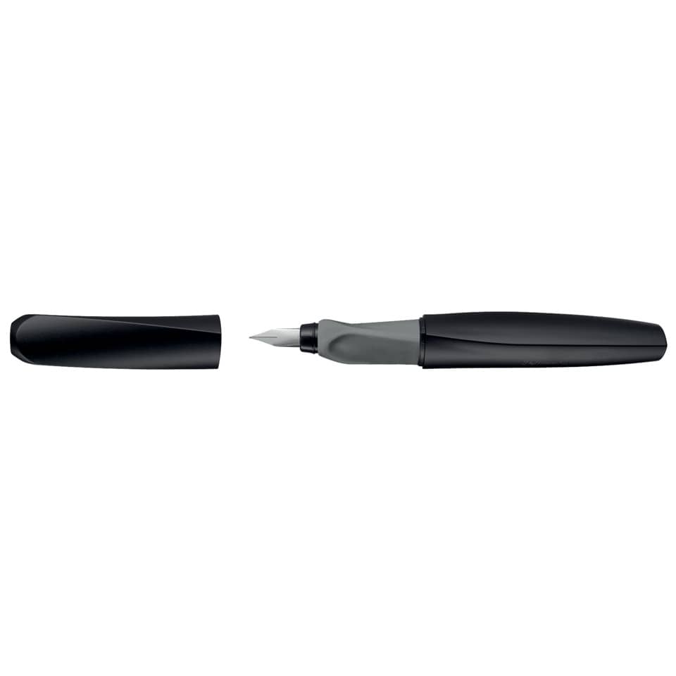 Füllfederhalter, Nib, Kappe, Schwarz, Metallgriff