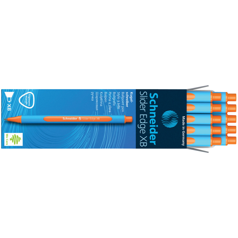 Korrekturbleistift, Schneider, Slider Edge XB, Kunststoffspitze, orange Stift