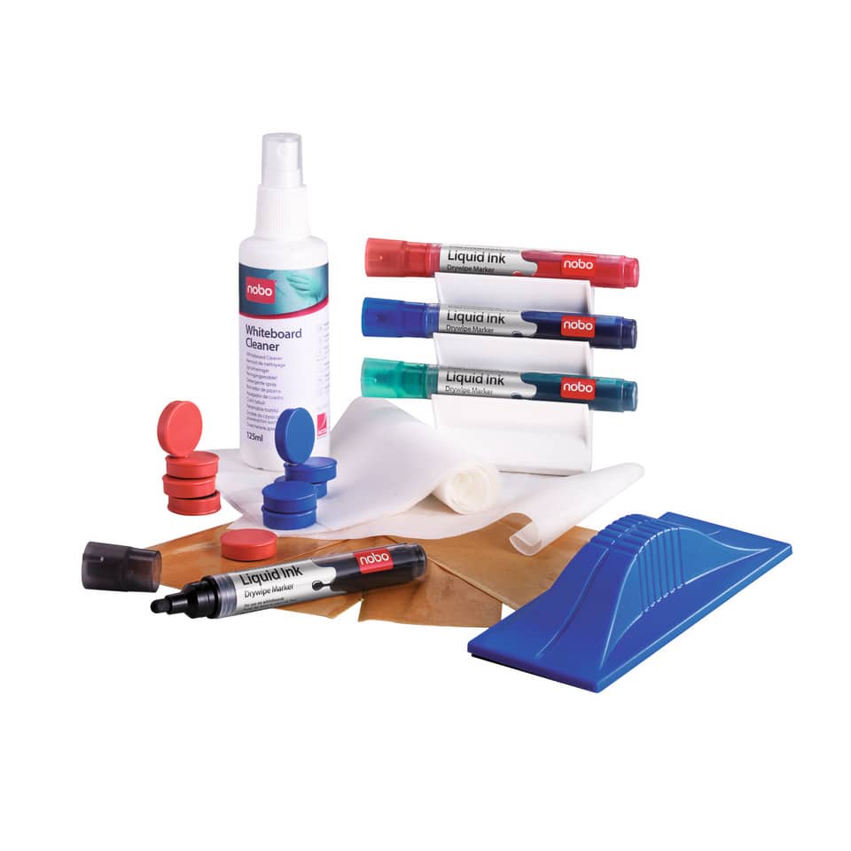 Whiteboard-Creation-Set, Whiteboard-Reinigungsmittel, Marker-Set, Whiteboard-Zubehör, Tafel-Reiniger