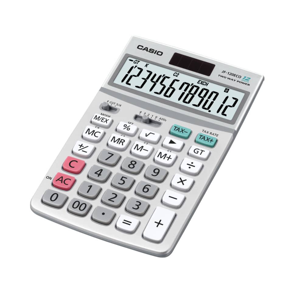 Taschenrechner, Casio, Elektronik, Großes Display, Tastatur