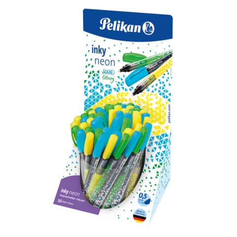 Tintenschreiber Inky Neon, 0,5mm, sortiert PELIKAN 604574