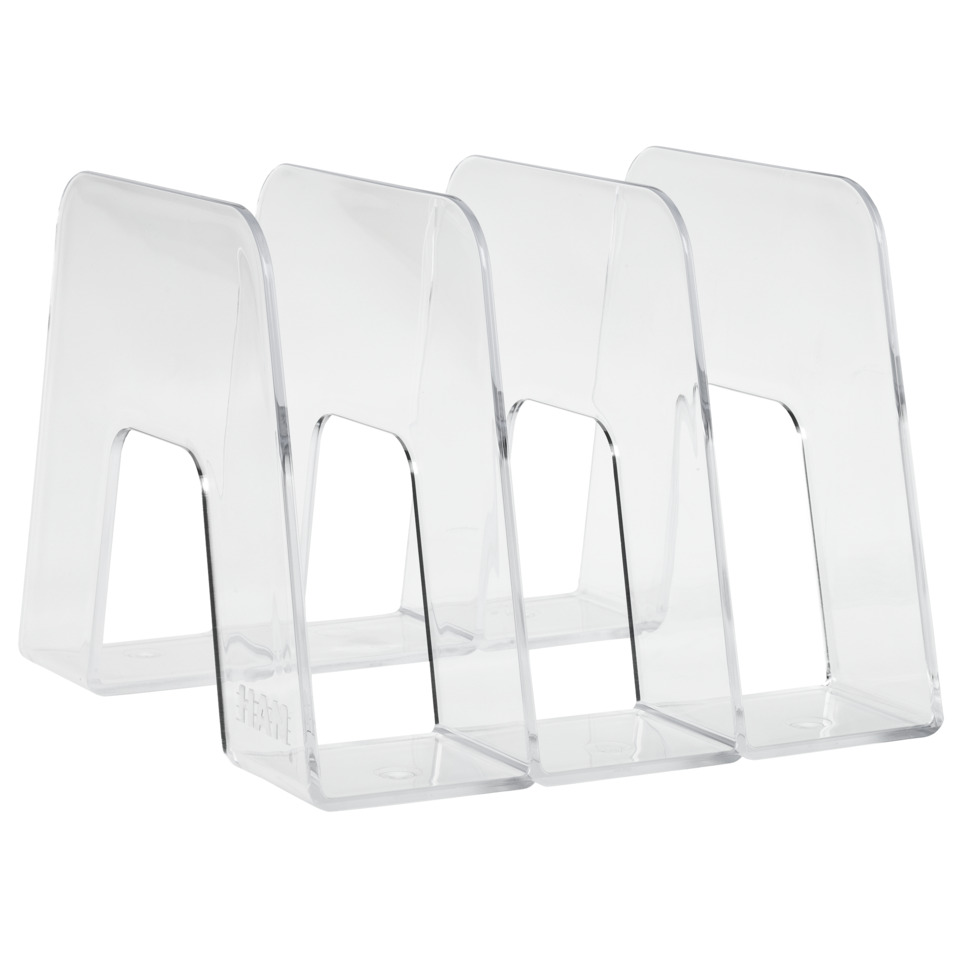 Ordnerhalter, Magazinhalter, klare Acryl, Schreibtisch-Organizer, Schreibtischzubehör