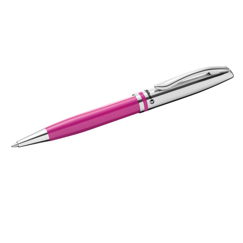 Kugelschreiber, Schreibgerät, pink, Metallclip, Kappe mit Clip