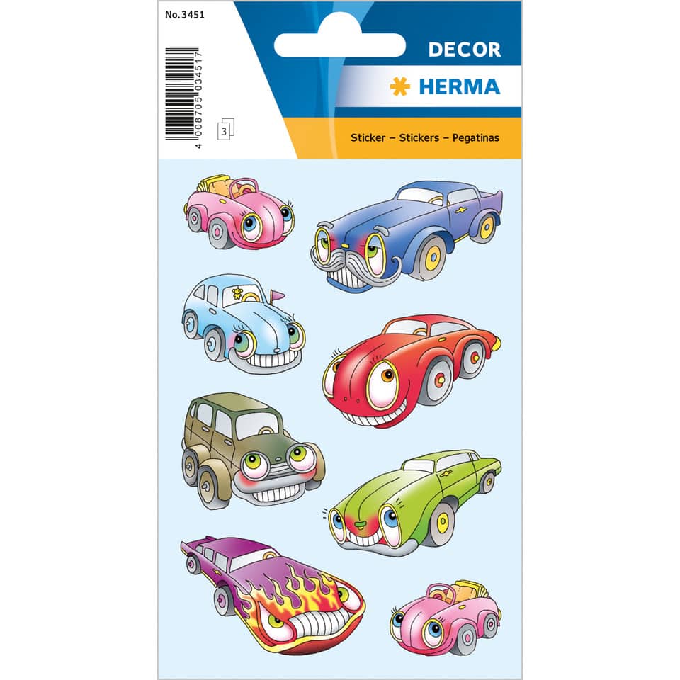 Spielzeugauto, Autosticker, Auto-Aufkleber, Kinderauto