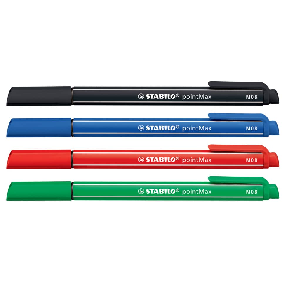 Marker, Whiteboard-Stift, Marker-Set, bunte Marker, STABILO pointMax M0.8