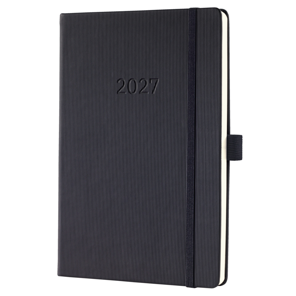 Planer, Kalender, Notizbuch, Rippenstruktur, 2027
