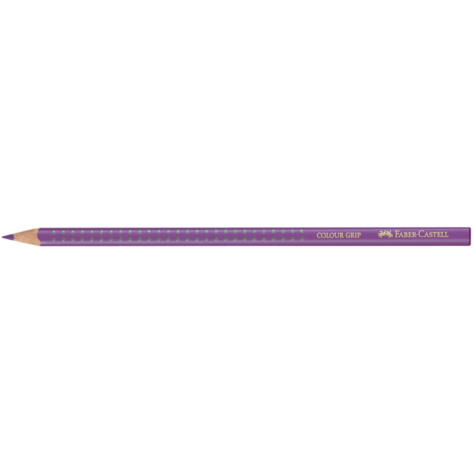 Bleistift, Papierbedarf, Lila, gerippter Griff, Faber-Castell