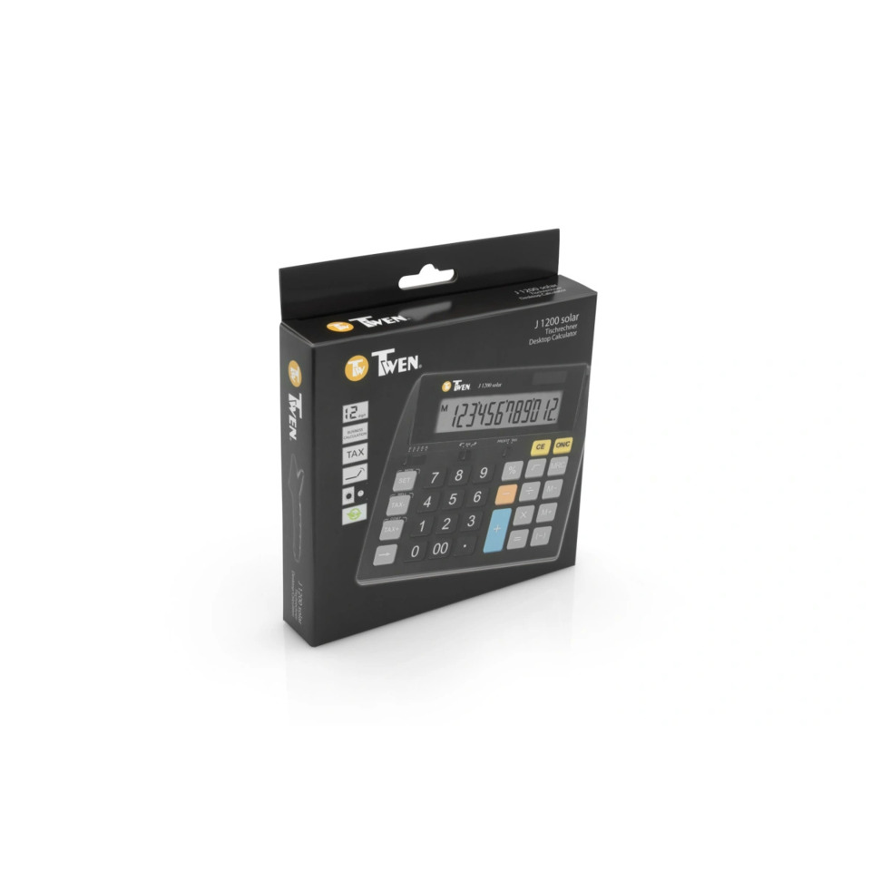 Taschenrechner, Schaltflächen, Desktoperkalkulator, Solarbetrieben, Anzeige