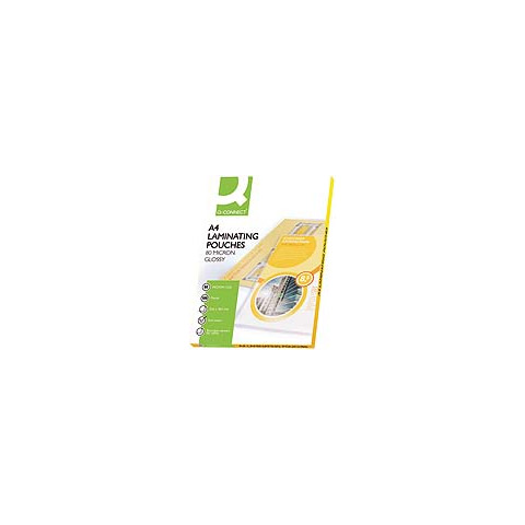 Laminierhülle, A4, 2 x 80mym, 100 Stück Q-CONNECT KF04114