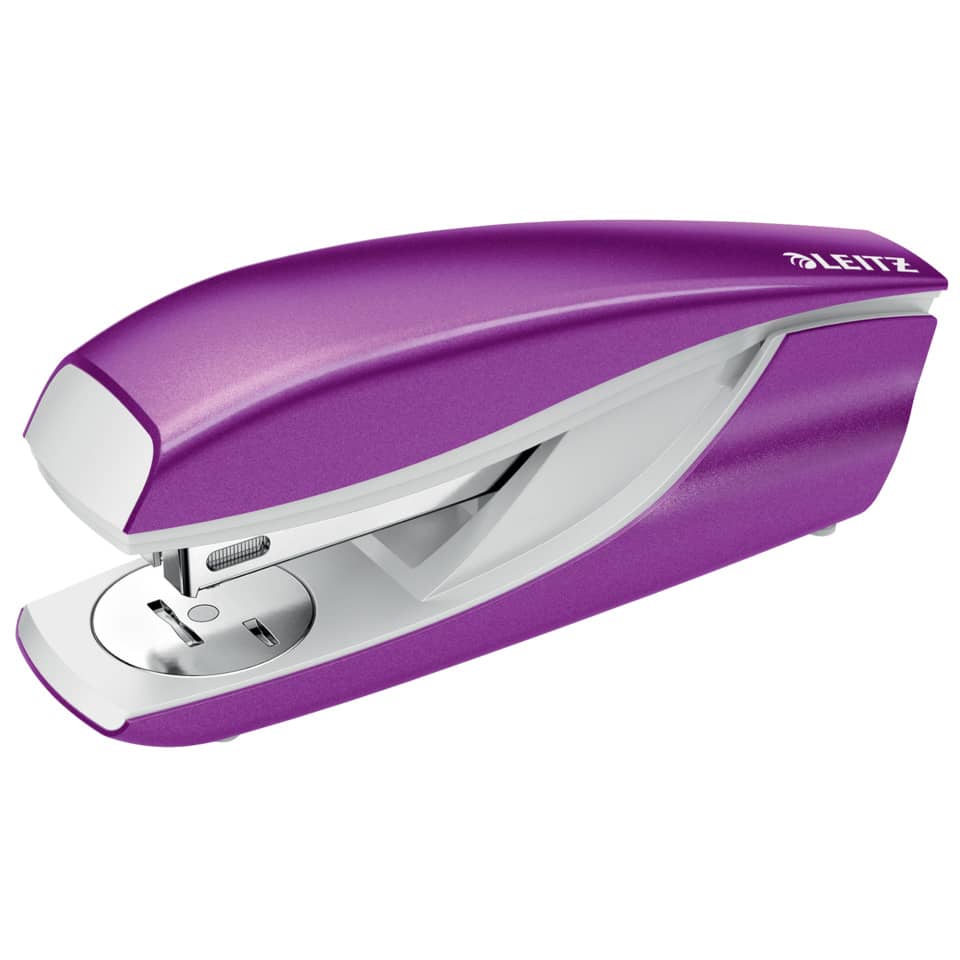 Heftgerät, Klebehefter, Klammergerät, Violett, Klammern