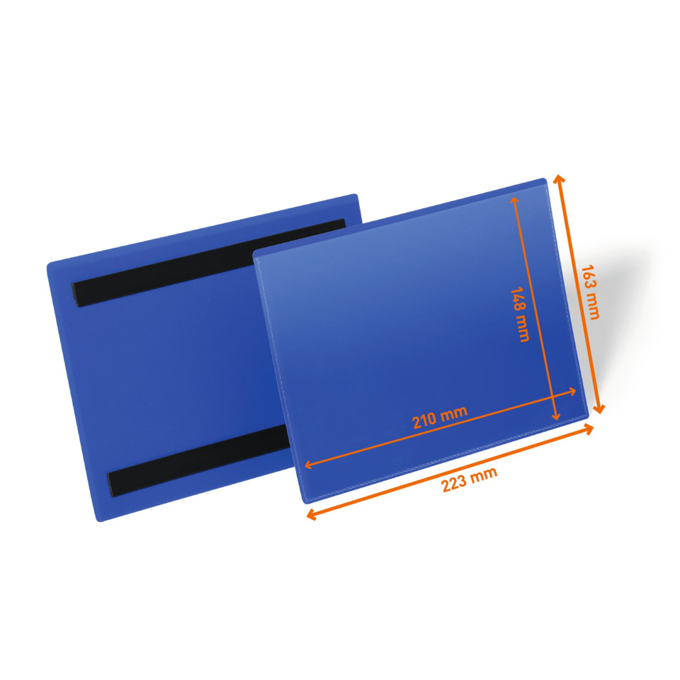 blau, Ordnerhülle, Hülle, A4-Größe, Lederoptik
