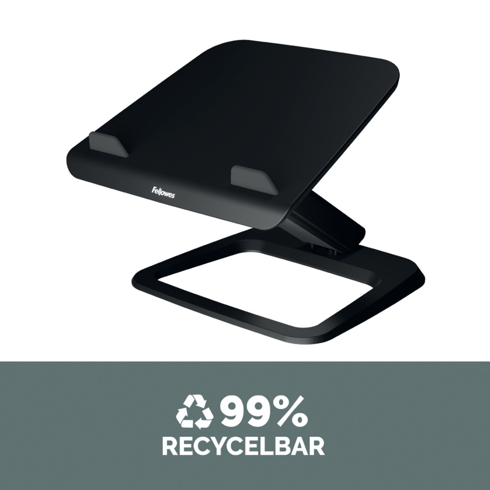 Dokumenten-Scannerhalter, ergonomischer Ständer, schwarz, verstellbar, klappbare Basis