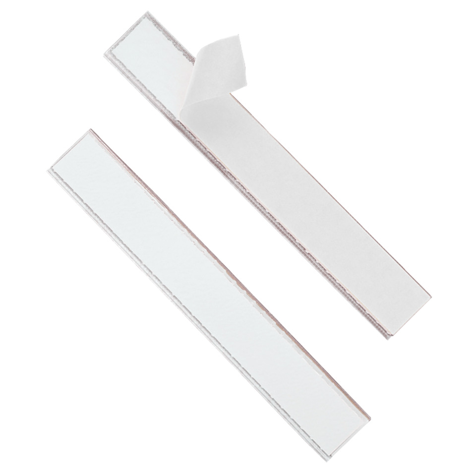 adhesive detail, glue strip, white strip, double-sided tape?, peel tab