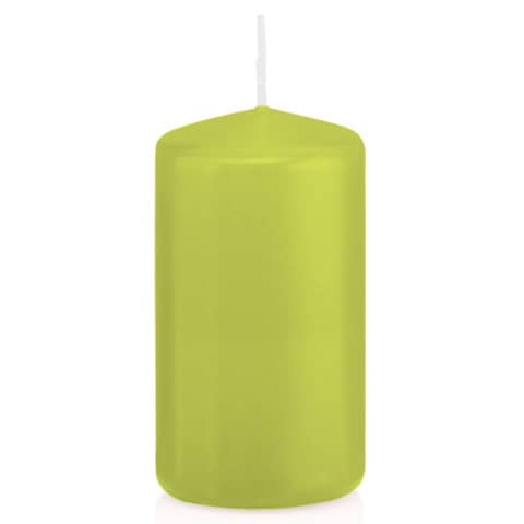 Stumpenkerze, 120x60mm, apfelgrün  618317.041